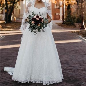 Wedding Dress (Jewel by David’s Bridal)